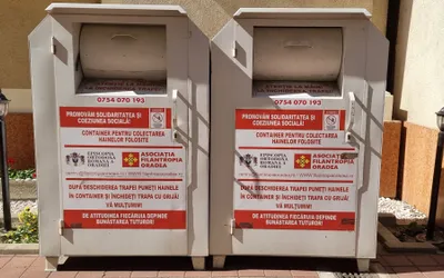 A început amplasarea containerelor pentru colectarea separată a  deșeurilor textile