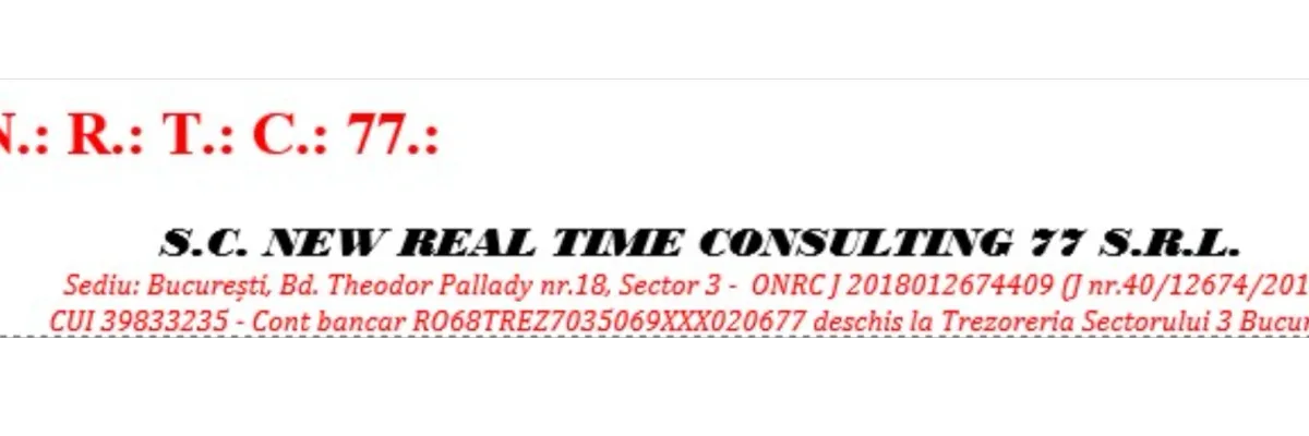 NEW REAL TIME CONSULTING 77 S.R.L.
