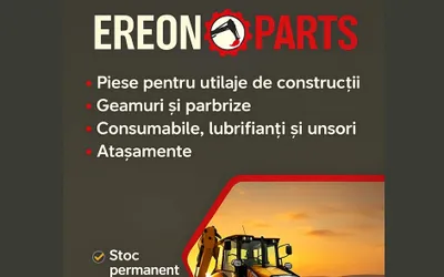 Piese, componente și geamuri pentru utilaje