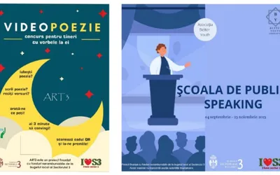Tinerii din Sectorul 3 exersează tehnici de public speaking și își dezvoltă creativitatea