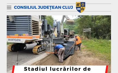 Modernizarea drumului județean DJ 107M, realizată în proporție de peste 60%