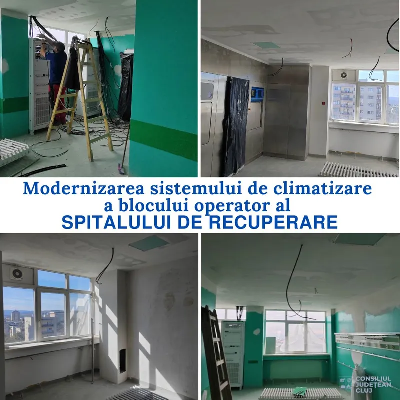 Modernizarea sistemului de climatizare a blocului operator al Spitalului de Recuperare