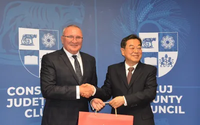 Delegație oficială chineză, în vizită la Consiliul Județean Cluj