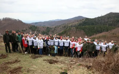 A treia ediție a Campaniei “Împădurim Maramureșul” a avut loc astăzi la Ocolul Silvic Târgu Lăpuș
