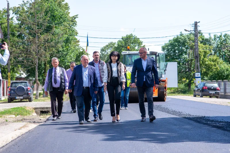 Covor asfaltic nou pe drumul județean Vorona – Joldești