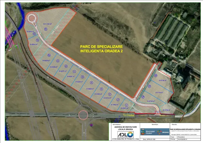 Au fost depuse 13 oferte pentru execuția Parcului de Specializare Inteligentă 2 din Oradea