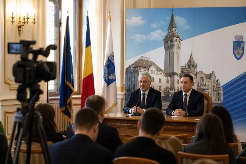 Conferință de presă la Târgu Mureș privind organizarea Campionatului Mondial de Hochei pe Gheață Divizia I/B (1–7 mai 2027)