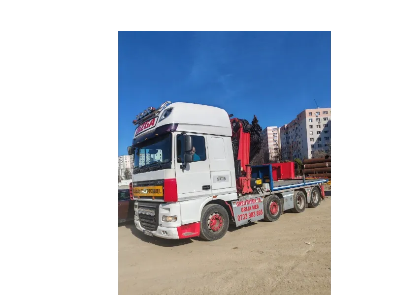 Transport rutier de mărfuri generale, utilaje agricole