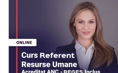 Curs Acreditat CAFFPA Referent Resurse Umane 03 - 24 septembrie 2026