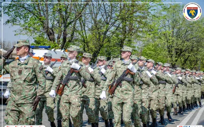 Vicepreședintele CJ Argeș Adrian Dumitru Bughiu, la Ziua Forțelor Terestre