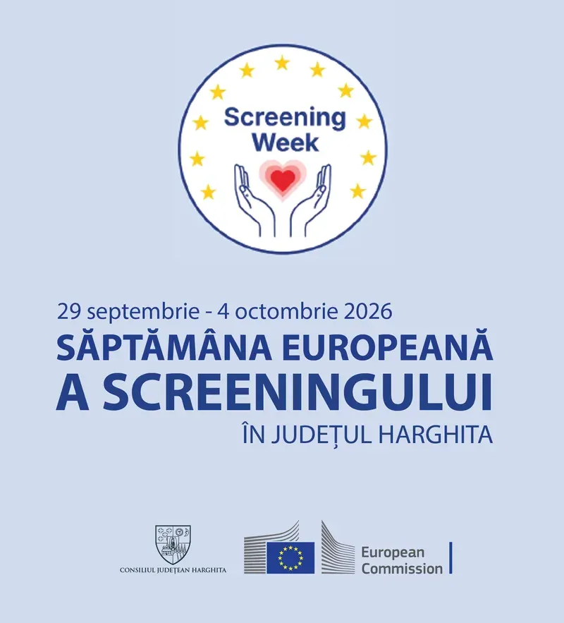 Săptămâna Europeană a Screeningului în Harghita: activități de prevenție și informare (29 sept.–4 oct.)