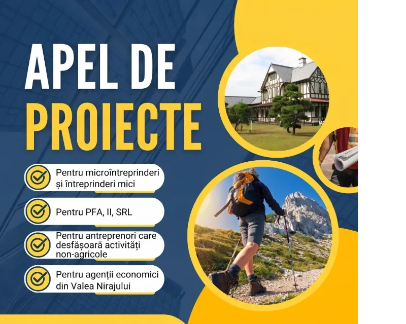 Noua sesiune de proiecte lansată de GAL Valea Nirajului