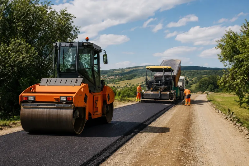 Consiliul Județean Cluj execută lucrări de întreținere pe DJ 108C Gârbău–Aghireș–Leghia (aprox. 22,5 km)