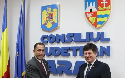Iustin Cionca: „Am invitat Ambasadorul Iordaniei să organizeze evenimente culturale în colaborare cu Consiliul Județean Arad”