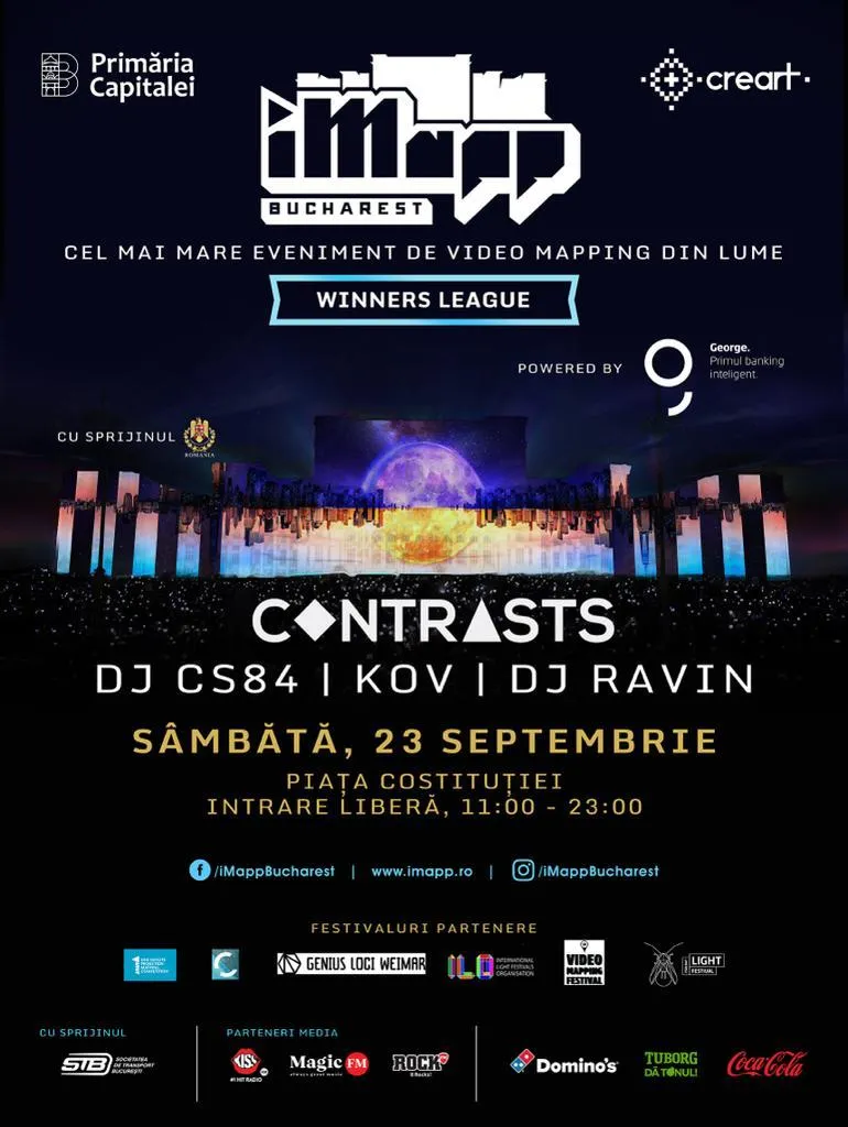 iMapp Bucharest - sâmbătă, 23 septembrie, în Piața Constituției