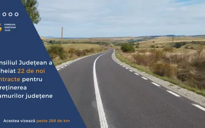 Consiliul Județean a încheiat 22 de noi contracte pentru întreținerea drumurilor județene