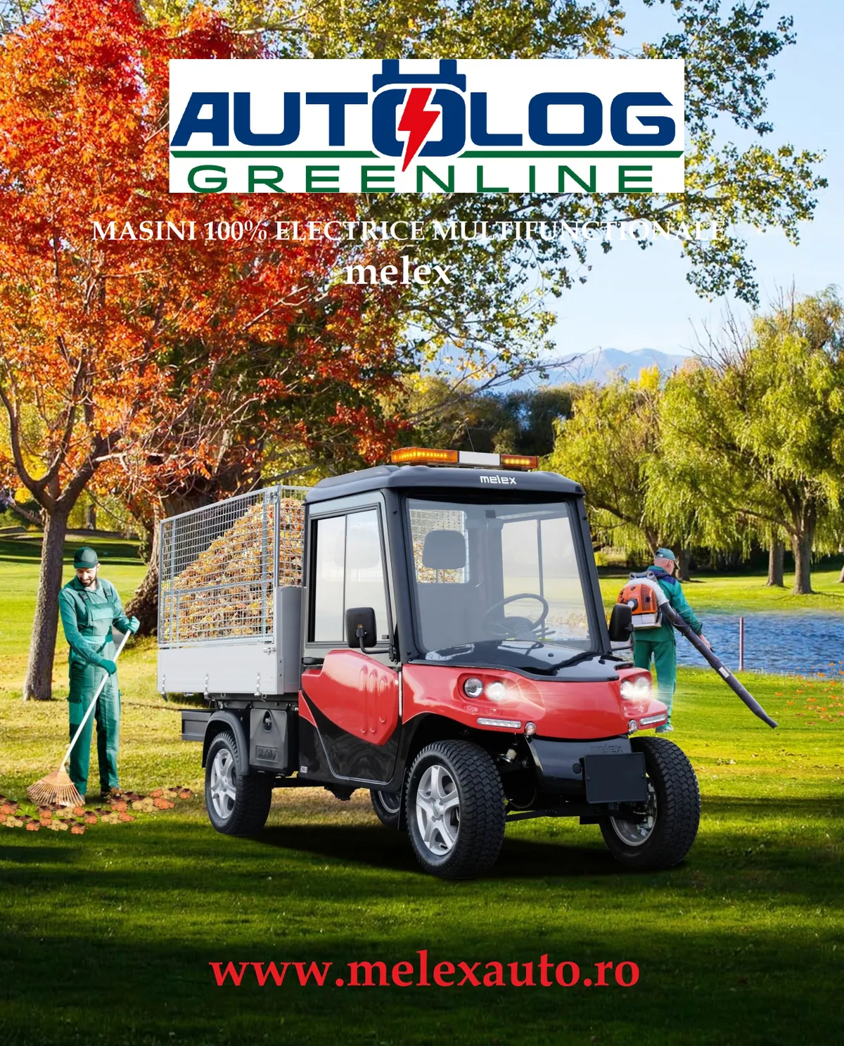 Autoutilitare pur electrice multifunctionale marca MELEX