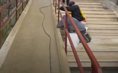 În Sectorul 3 continuă montarea rampelor, la scările de bloc