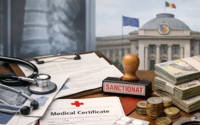 Raportul privind concediile medicale confirmă abateri; sancțiuni în valoare de 128.000 lei