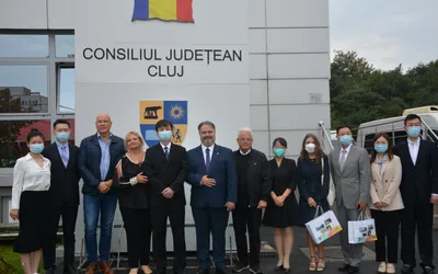 Delegație oficială chineză, în vizită la Consiliul Județean Cluj