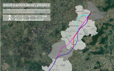 S-a aprobat traseul final al Drumului Expres Arad - Oradea
