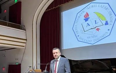 Primarul Florin Birta, fost elev al Liceului „Aurel Lazăr”, a participat la aniversarea a 35 de ani de la înființarea instituției
