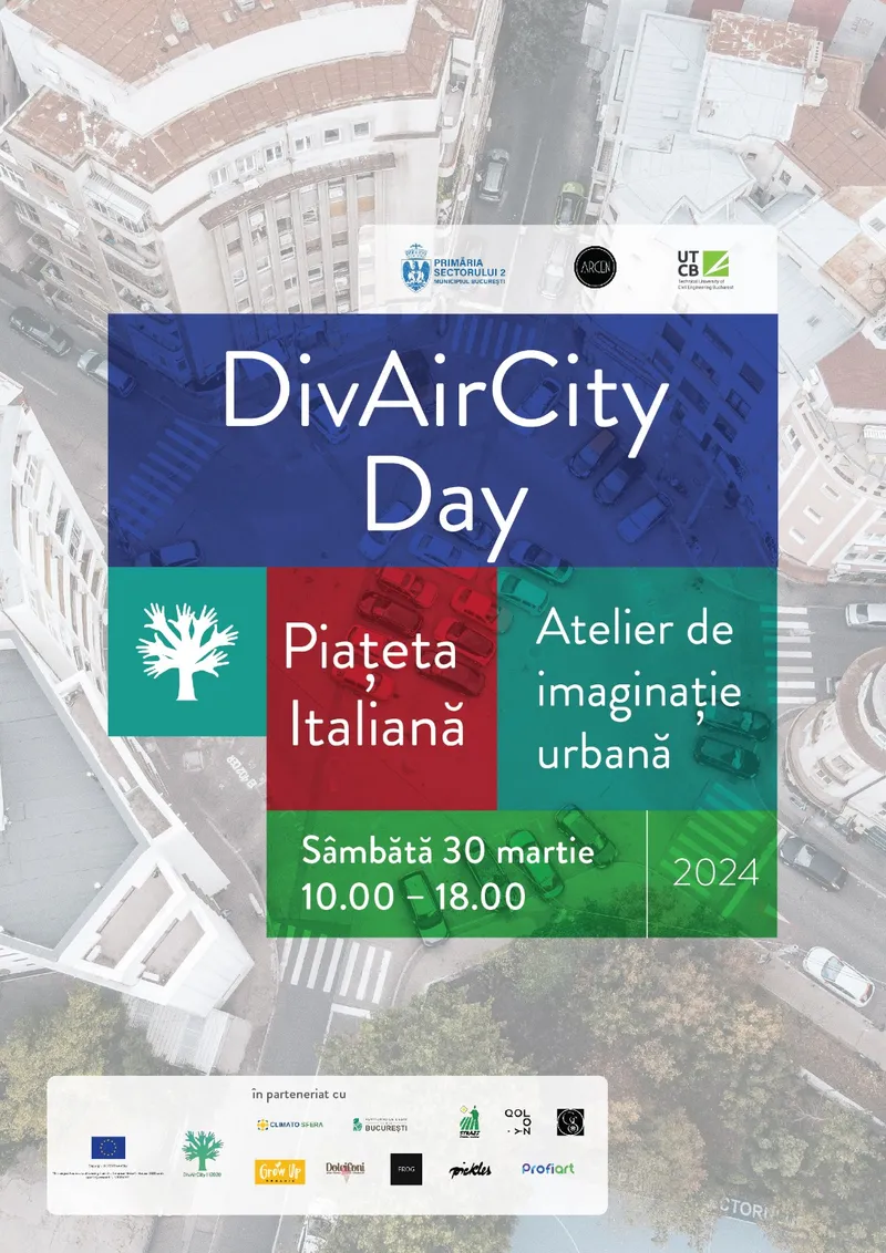 DivAirCity Day la Piațeta Italiană | Laborator de imaginație urbană