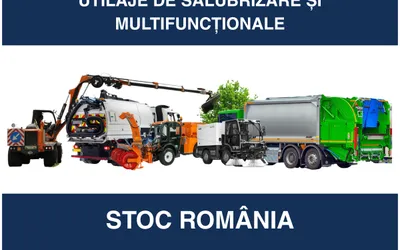 Utilaje de Salubrizare | Stoc România | Livrare Rapidă