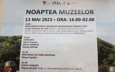 Muzeul de Artă Arad, reinclus în circuitul turistic cultural al județului