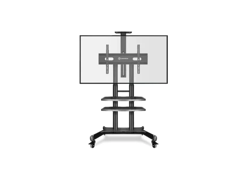 Stand mobil cu două rafturi ONKRON TS1881, reglabil pe inaltime