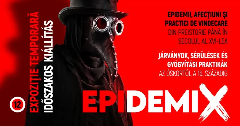 Vernisaj: „EPIDEMIX. Epidemii, afecțiuni și practici de vindecare din preistorie până în secolul al XVI‑lea” — 22 mai 2026, Muzeul Județean Mureș