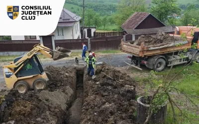 Apă și canalizare în alte patru comune clujene