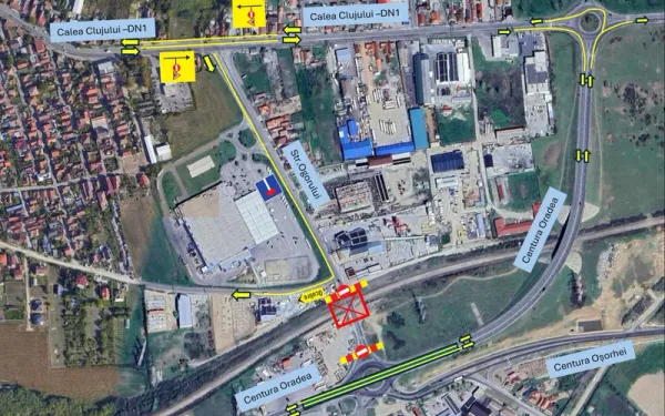Restricții temporare de circulație pe strada Ogorului, 29 iulie 2026