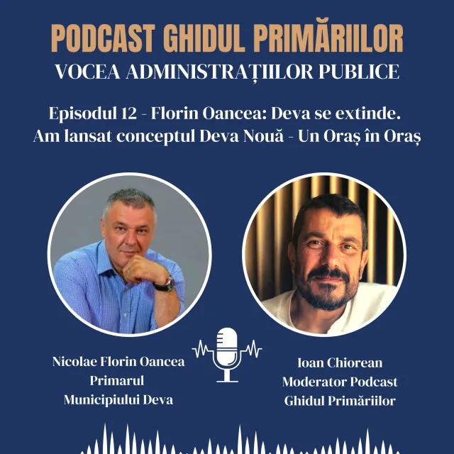 Primarul Florin Oancea: Deva se extinde. Am lansat conceptul Deva Nouă - Un Oraș în Oraș | Podcast | Episodul 12
