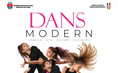 Primăria Deva și Centrul Cultural „Drăgan Muntean” oferă cursuri gratuite de dans modern pentru copii