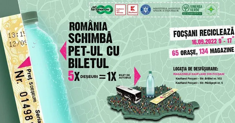 Focșănenii sunt invitați să participe la Vinerea Verde