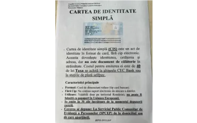 CARTE DE IDENTITATE SIMPLA