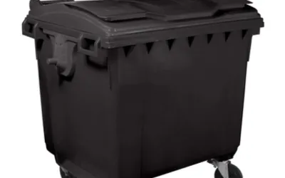 Container cu capac plat 1100l