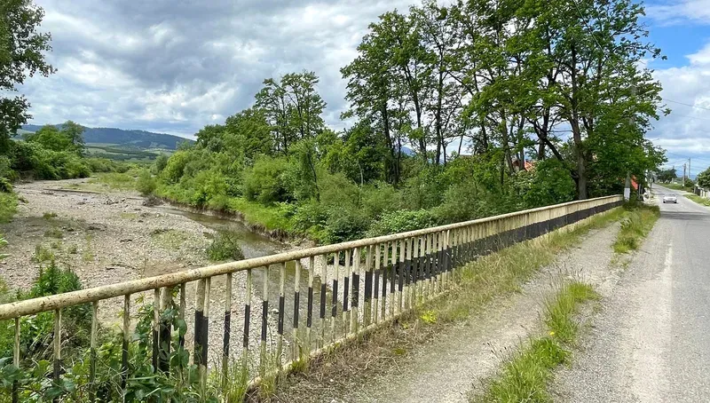 Încep lucrările la podul din comuna Budila (DJ 103B, km 9+450)