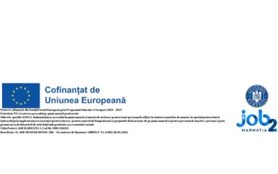 ÎNSCRIERI CALIFICARE ÎN MESERIA DE LUCRĂTOR COMERCIAL! - PROIECTUL JOB MARMAȚIA 2