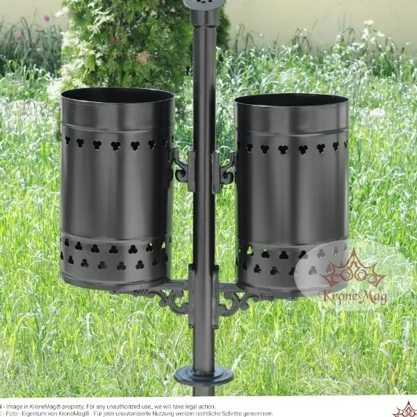 Cos Gunoi Exterior cu Scrumiera URBAN 2.S