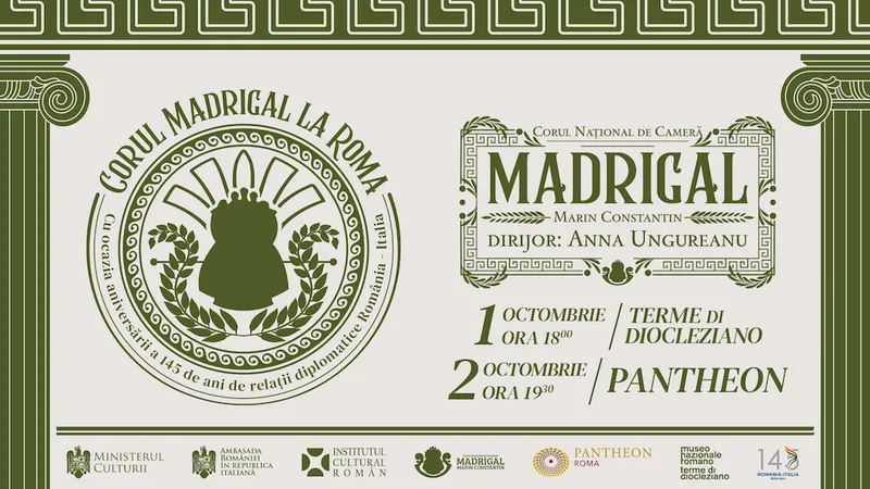 Corul Madrigal filmează la Panteon