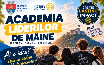 „Academia Liderilor de Mâine”: înscrieri deschise pentru tinerii din Deva până la 1 octombrie 2026