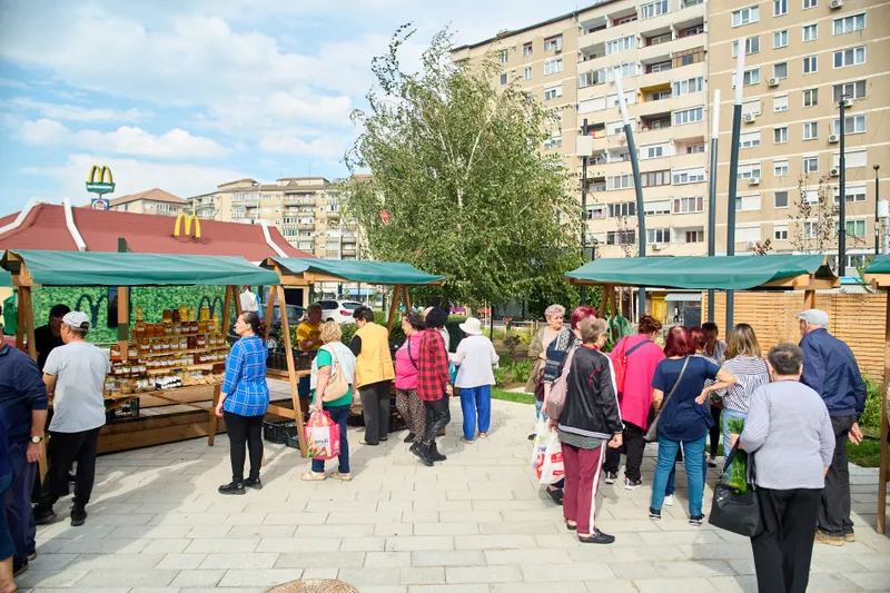 Piață volantă în Cartierul Nufărul