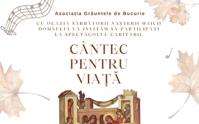 Spectacol caritabil „Cântec pentru viață” – O seară ne neuitat pentru o  cauză nobilă