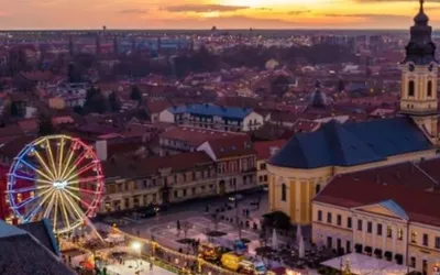 Targul de Craciun din Oradea a ales patinoarul ecologic Waterboyz