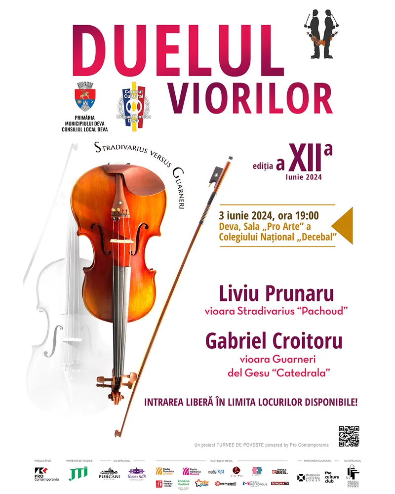 „DUELUL VIORILOR”, ediția a XII-a, la DEVA!