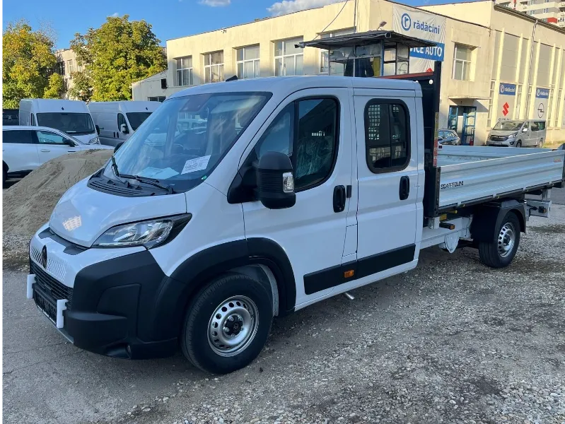 Citroen Jumper CABINA DUBLA cu basculanta TRILATERALA