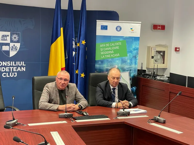 Stadiul implementării programului pe fonduri europene privind dezvoltarea infrastructurii de apă și canalizare în județul Cluj