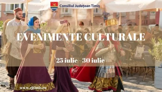 Calendarul săptămânal al evenimentelor culturale în organizarea instituțiilor CJ Timiș
